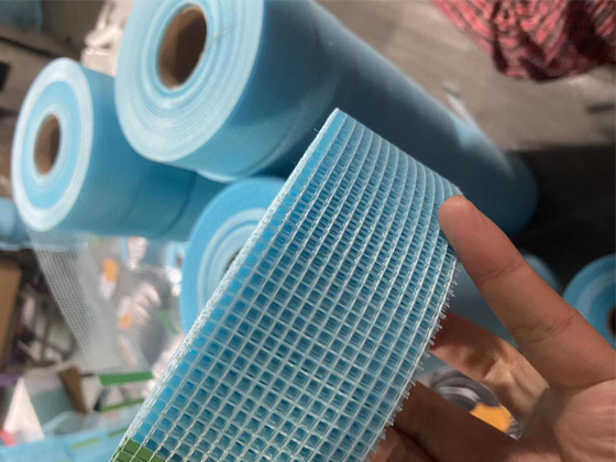 Fiberglass self-adhesive mesh tape Fiberglass self-adhesive mesh tape